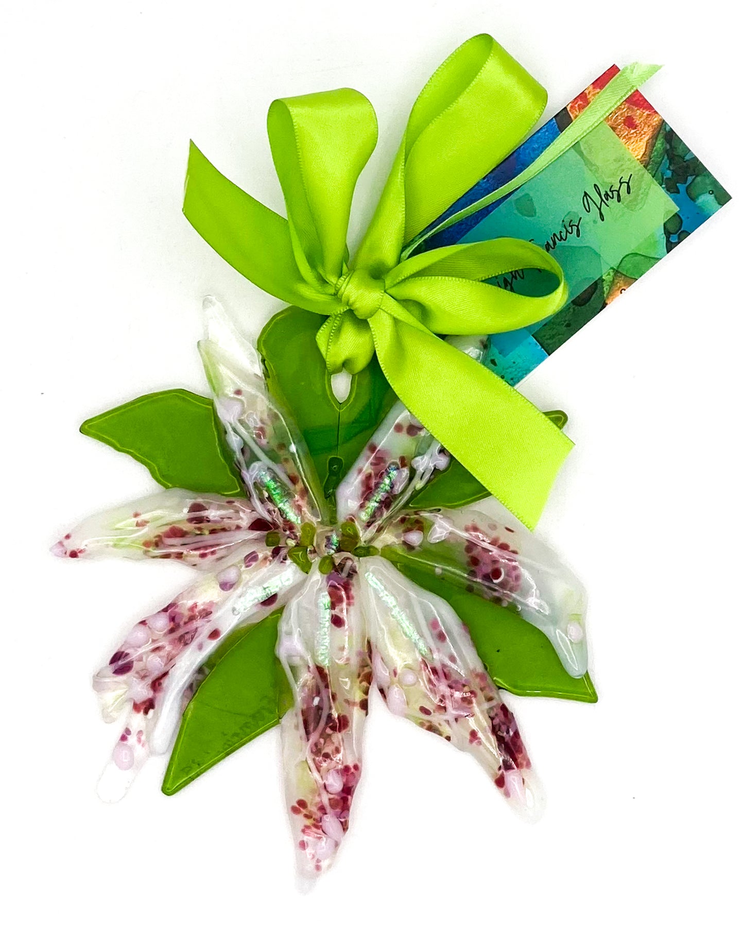 Christmas Ornament - Poinsettia Pink