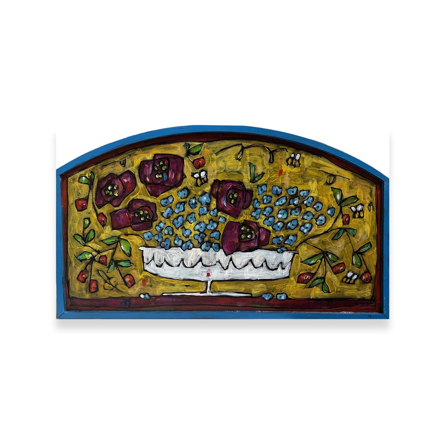 Roses, Hydrangeas and Cherries