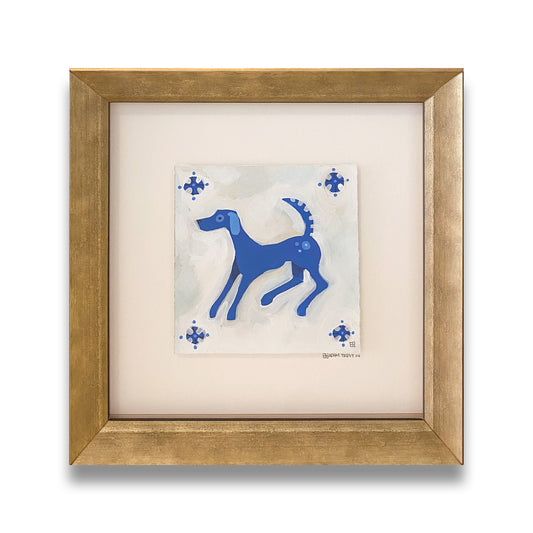 Azul - Running Dog Tile