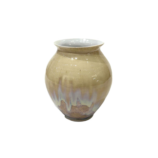 Honey Celadon Glaze Vase