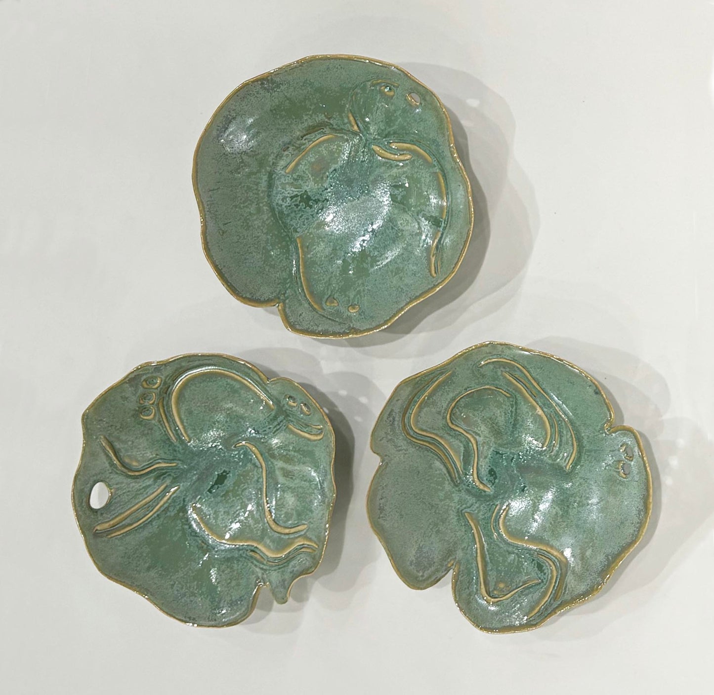 Green Ivy Altered Bowls