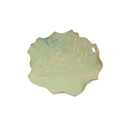 Light Green Carved Plate