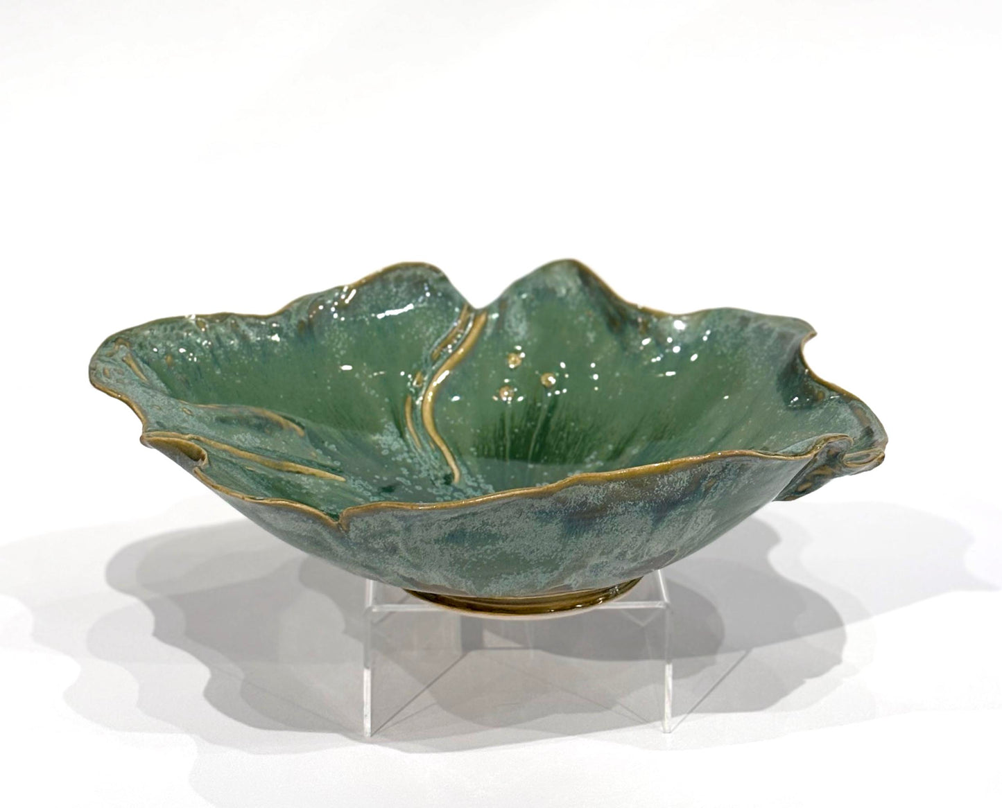Celadon Altered Bowl