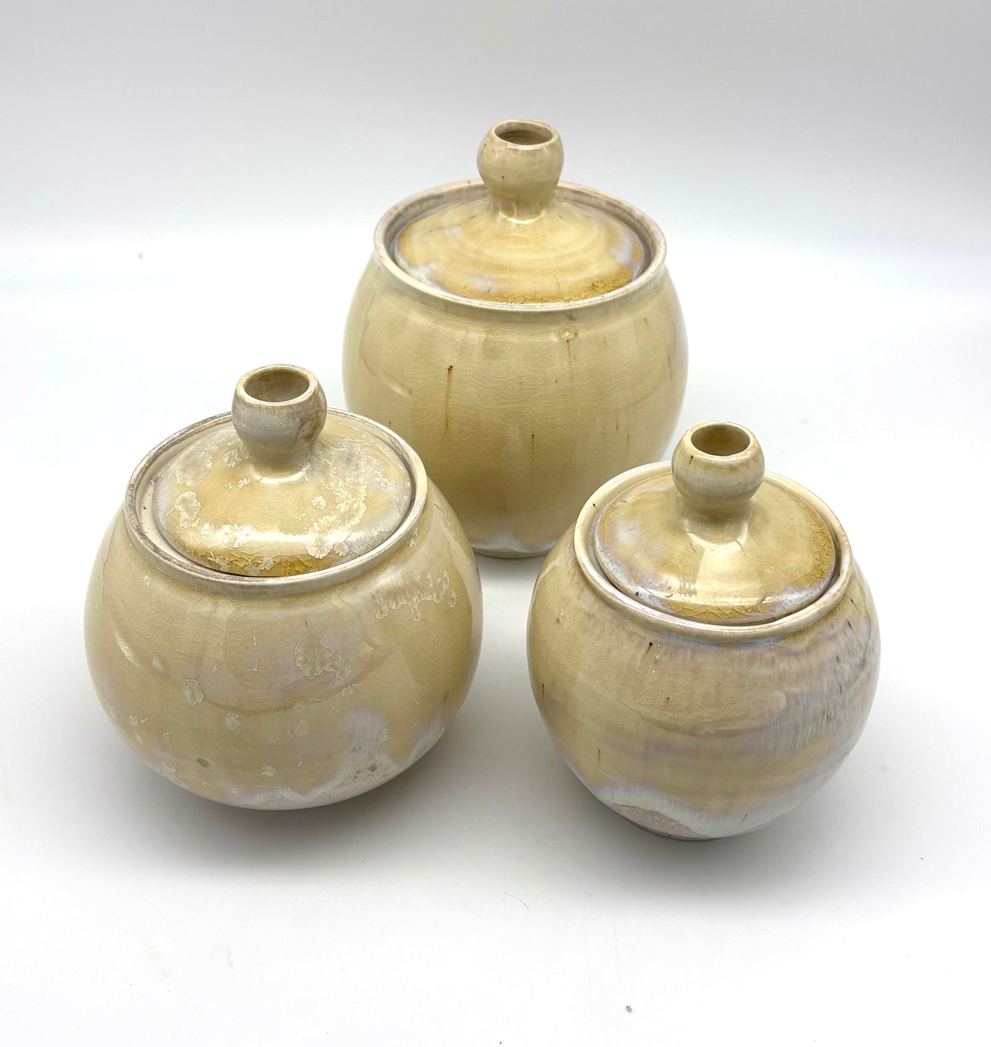 Honey Celadon Medium Jar