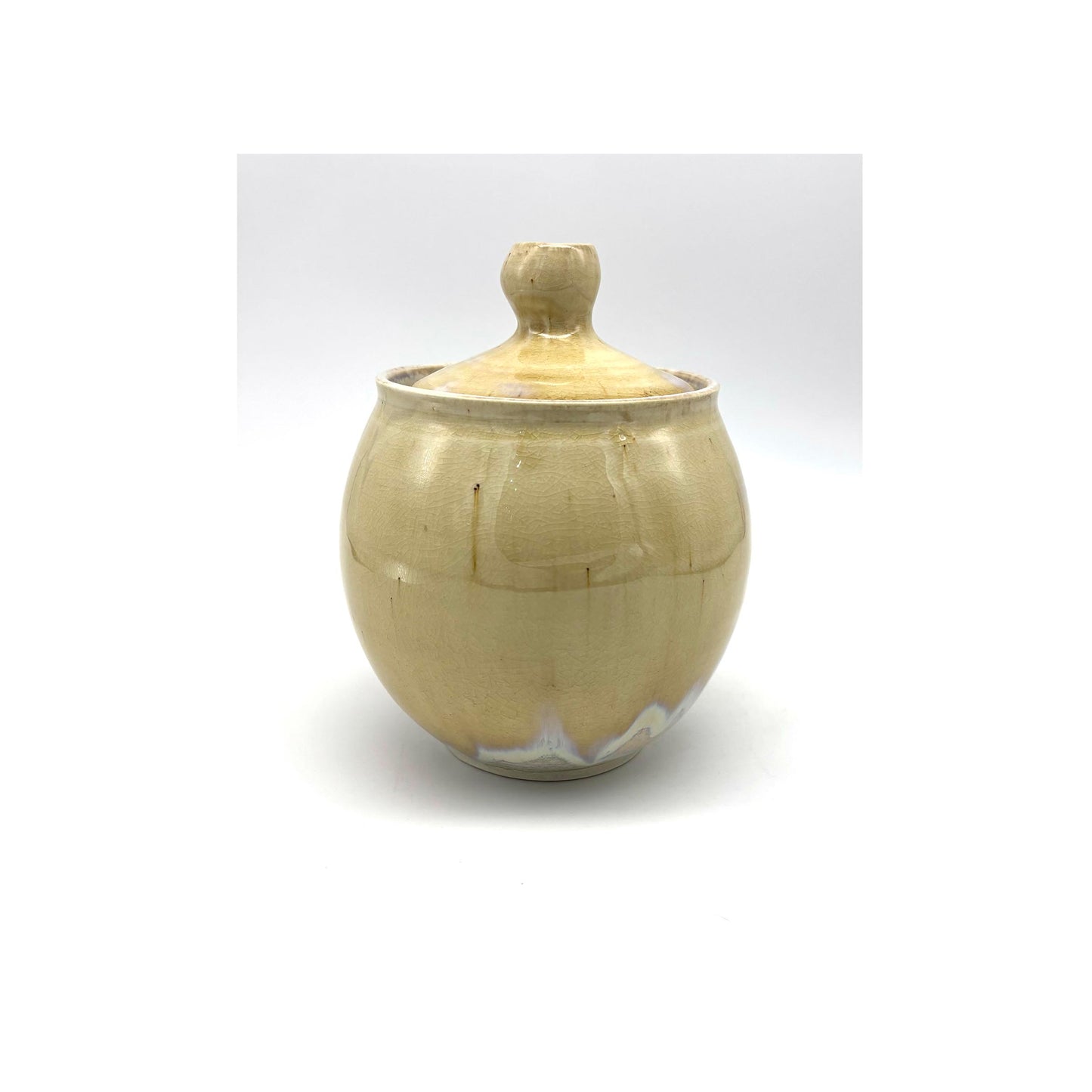 Honey Celadon Medium Jar