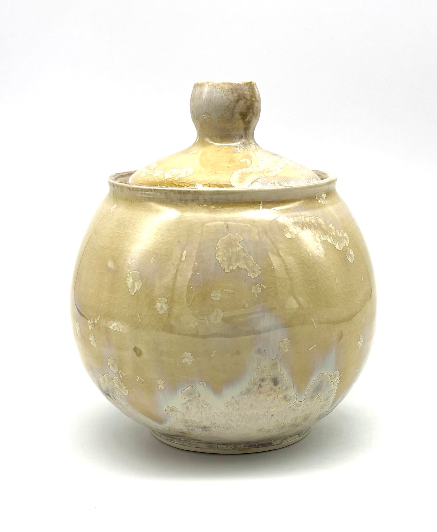 Honey Celadon Small Jar