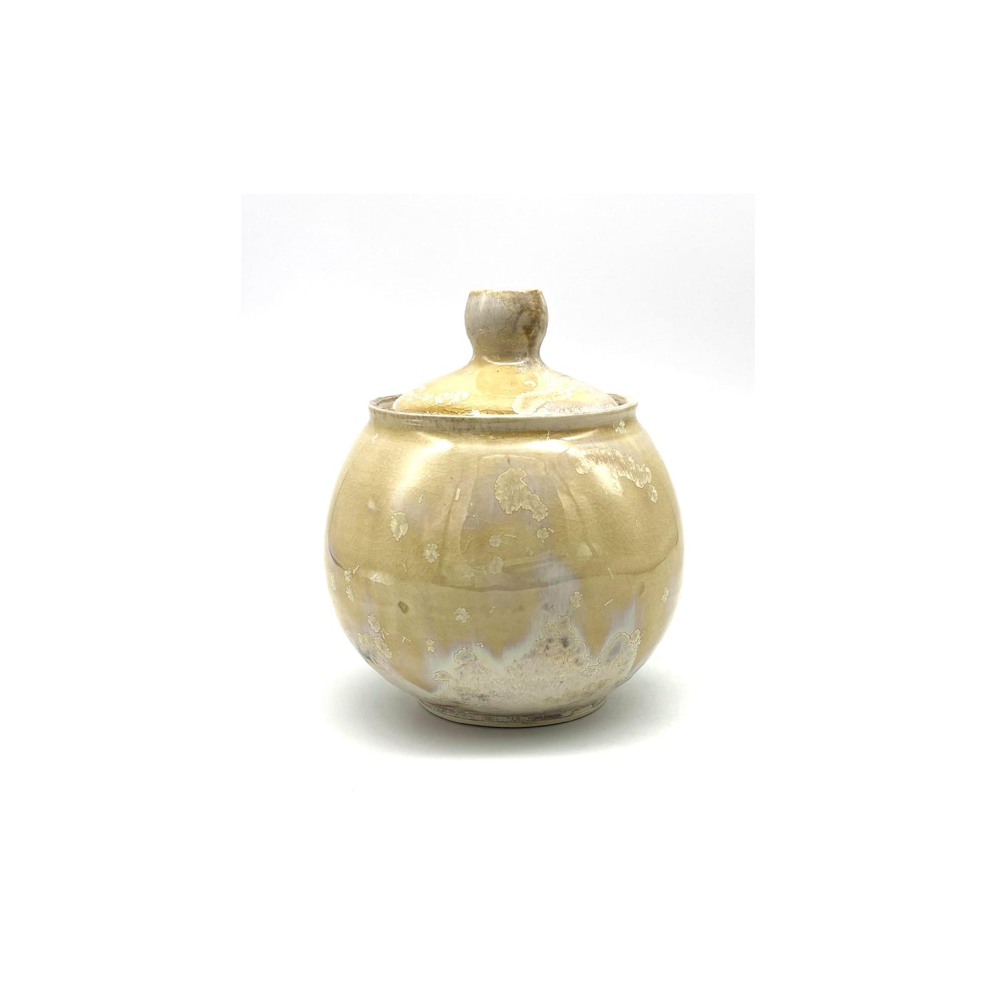 Honey Celadon Small Jar