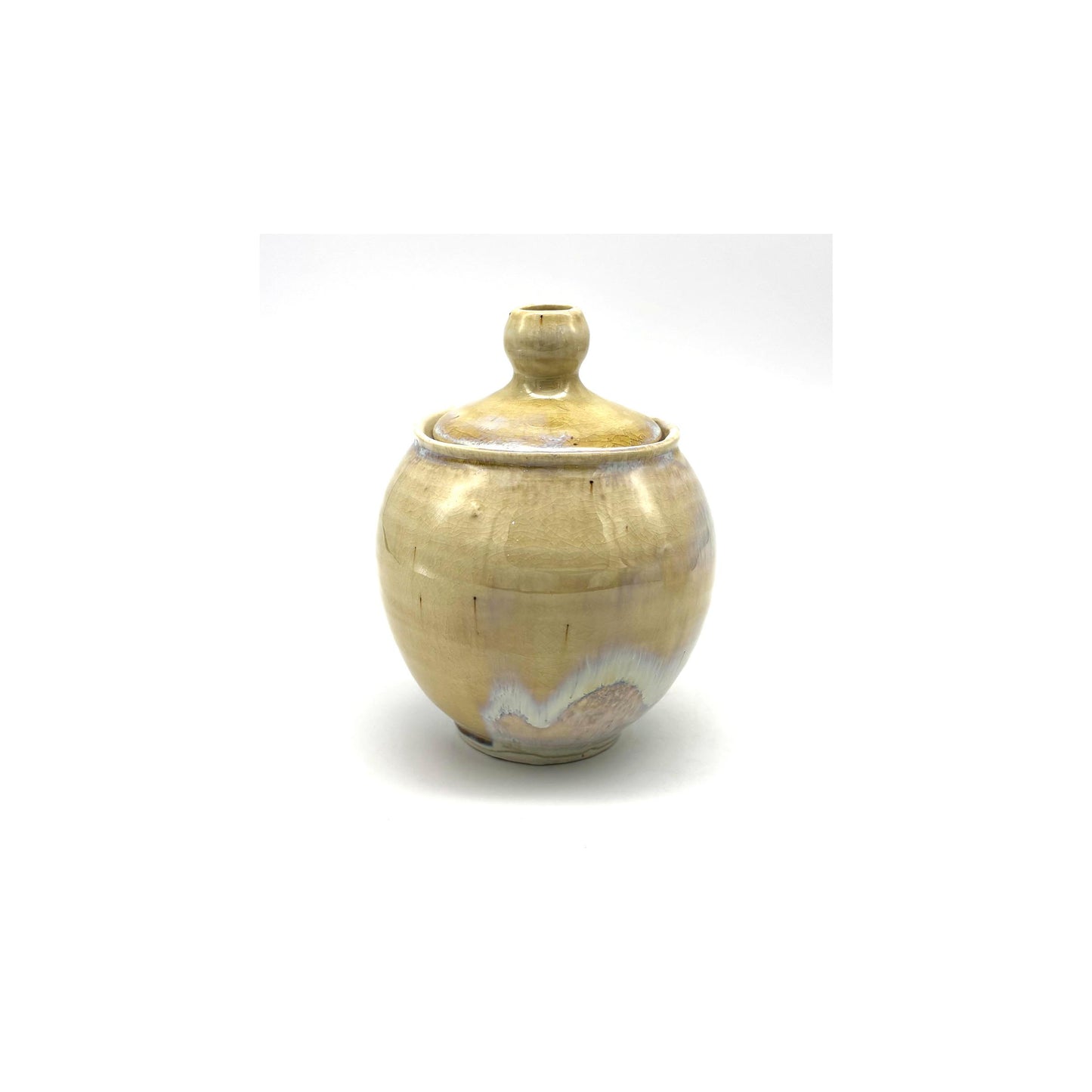Honey Celadon Mini Jar