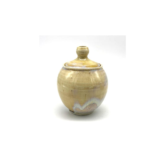 Honey Celadon Mini Jar
