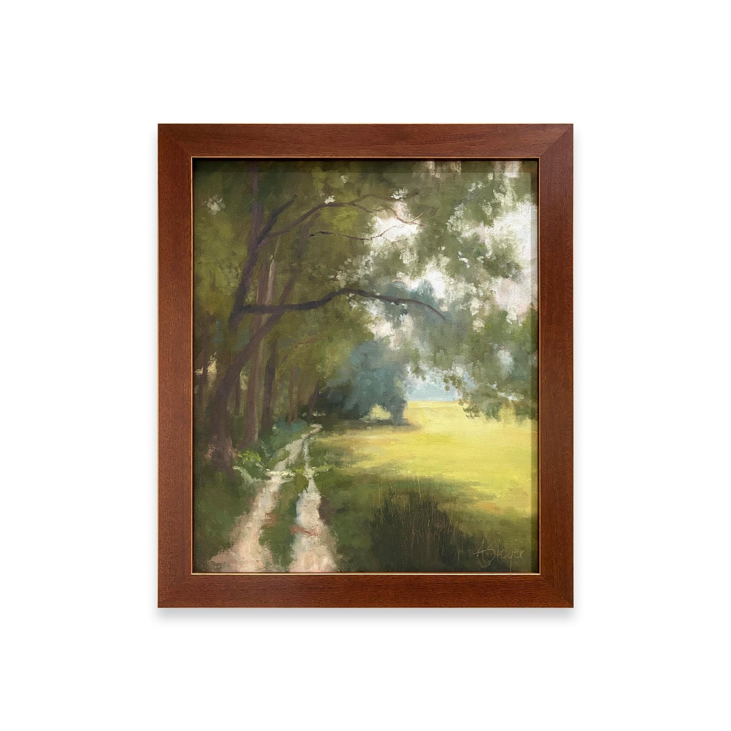 Tides, Fields, and Familiar Roads - Shaded Path