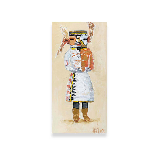 Kachina Doll with Side Feathers