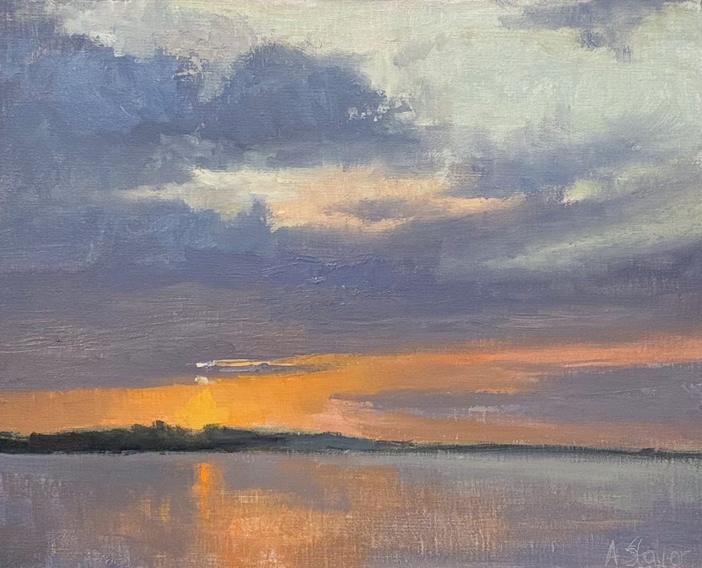 Tides, Fields, and Familiar Roads - Sunrise
