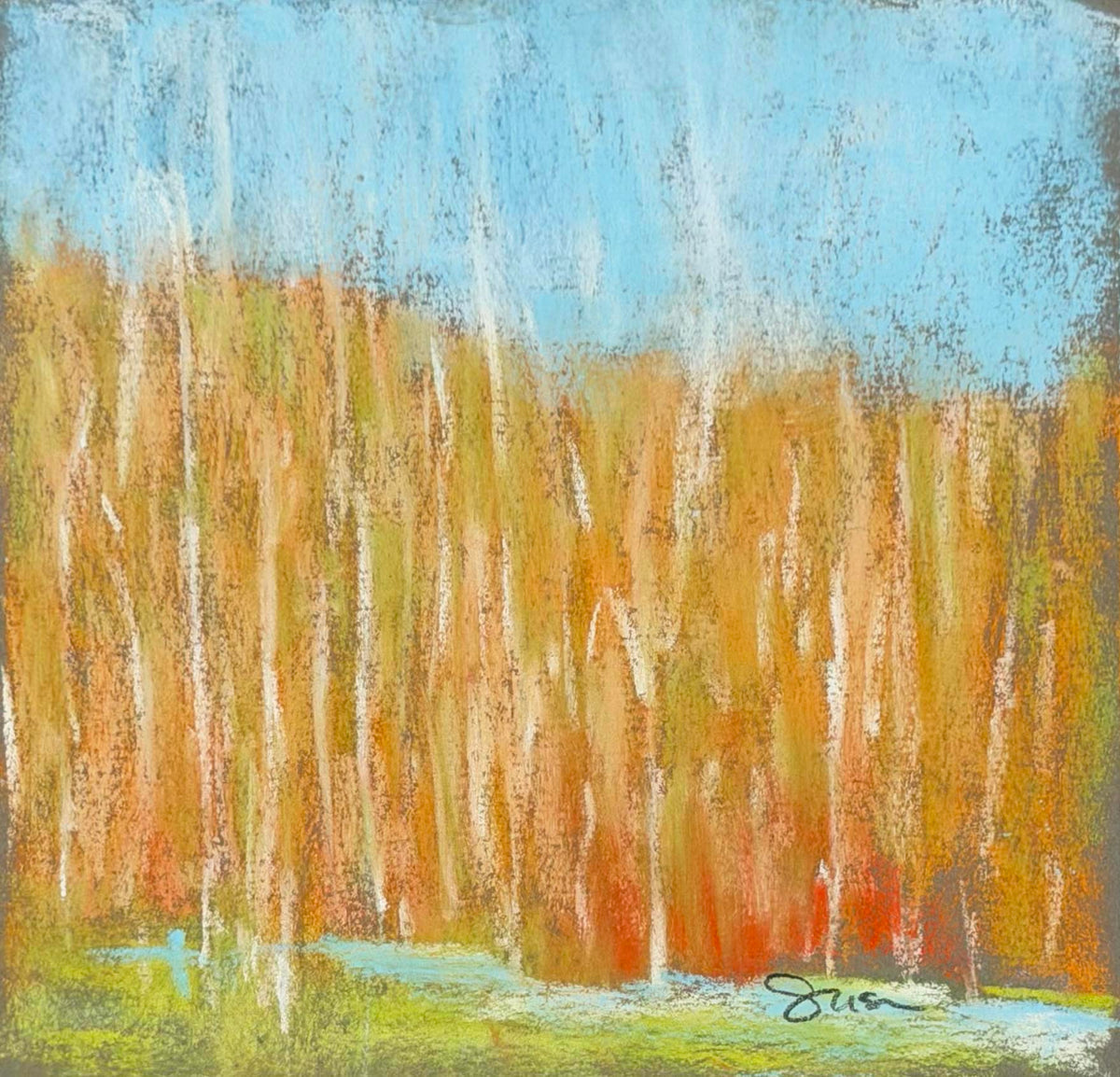 A Place of Stillness - Thick Orange Woods