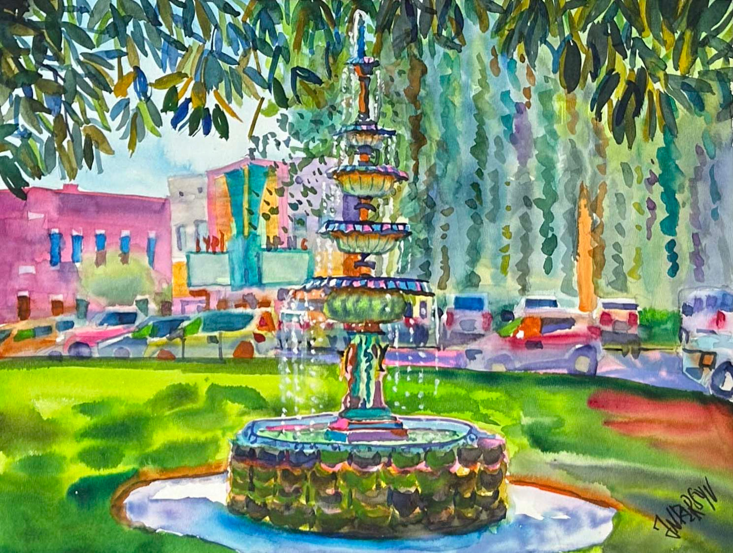 Tupelo Courthouse Fountain
