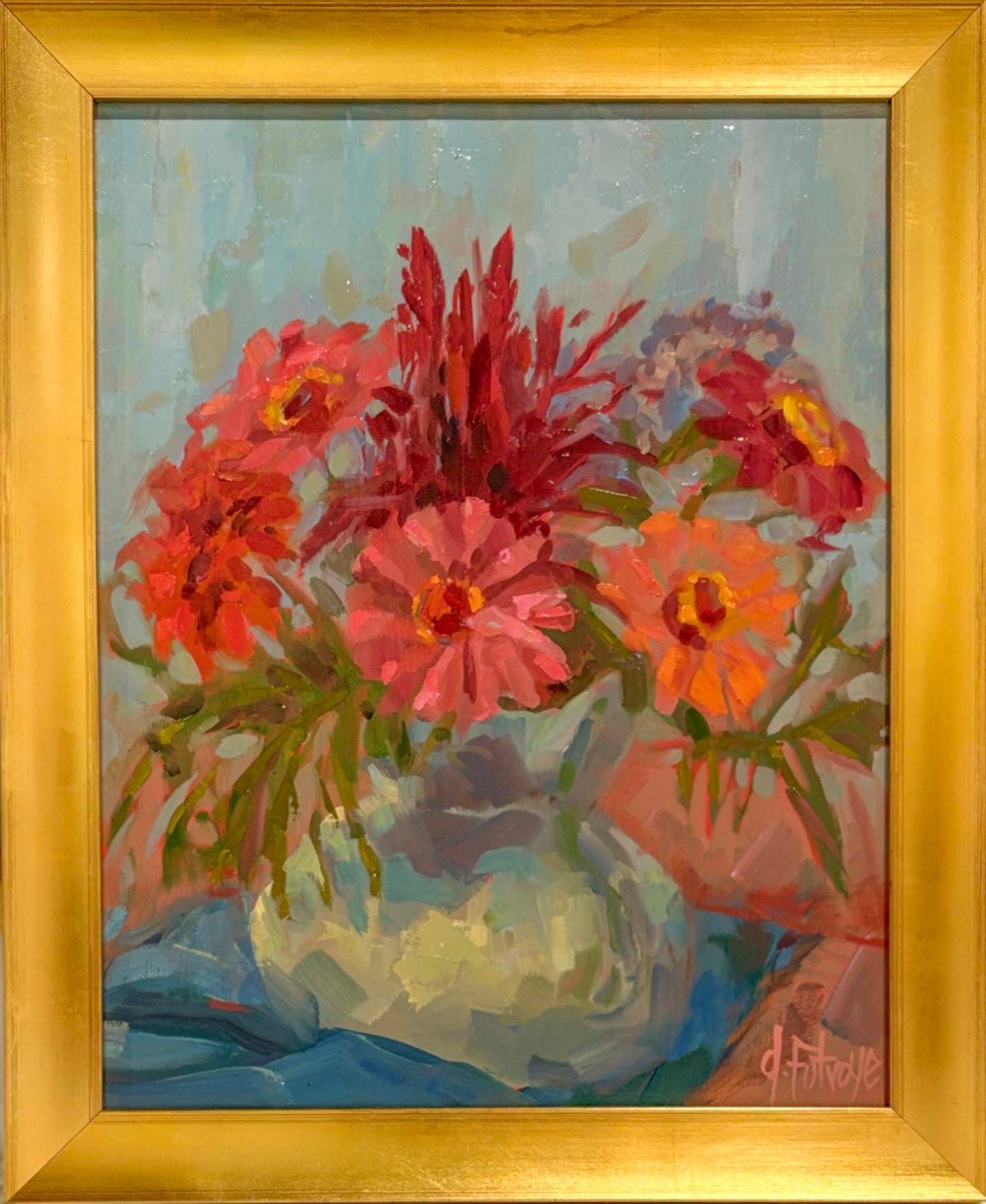 Cool Zinnia I