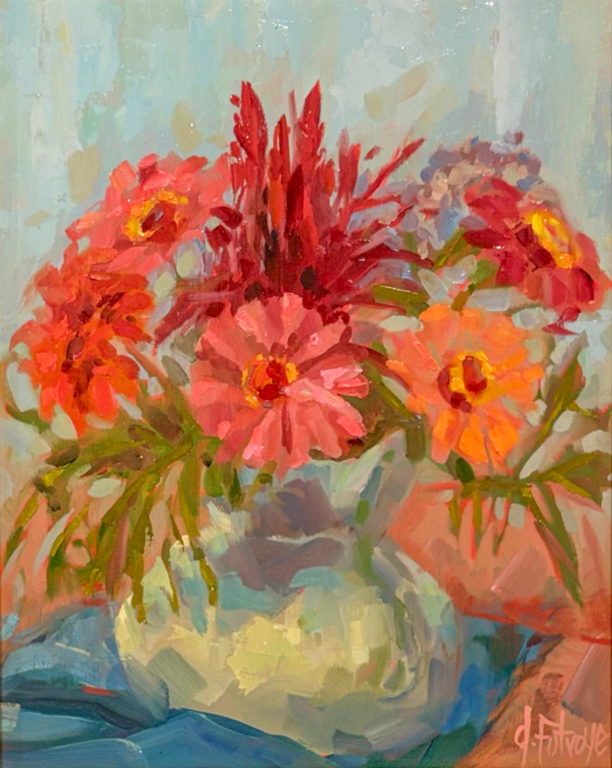 Cool Zinnia I