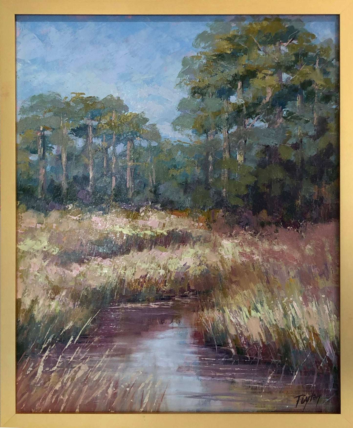 Beside Still Waters - Watercolor Marsh