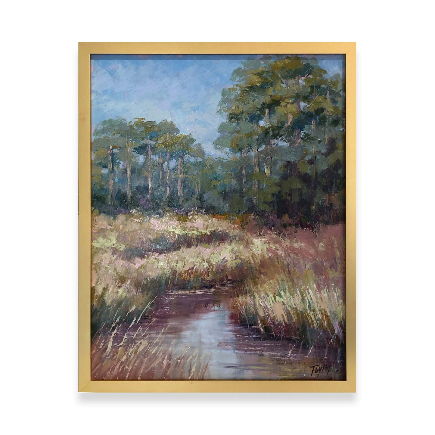 Beside Still Waters - Watercolor Marsh