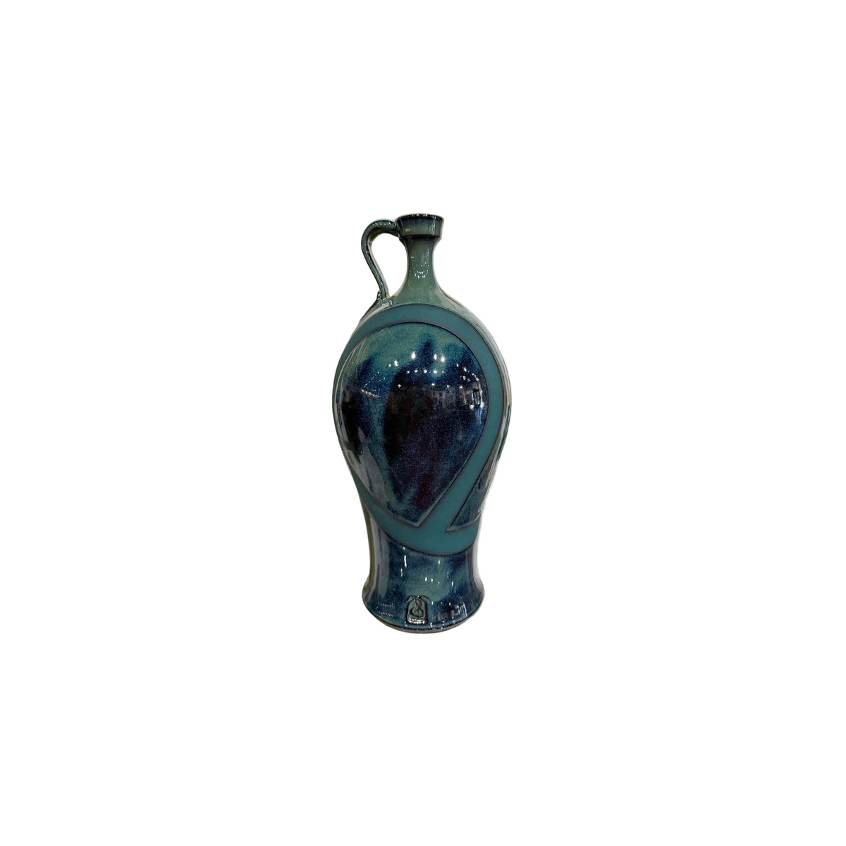 Color Contrast Series - Blue Green Bottle