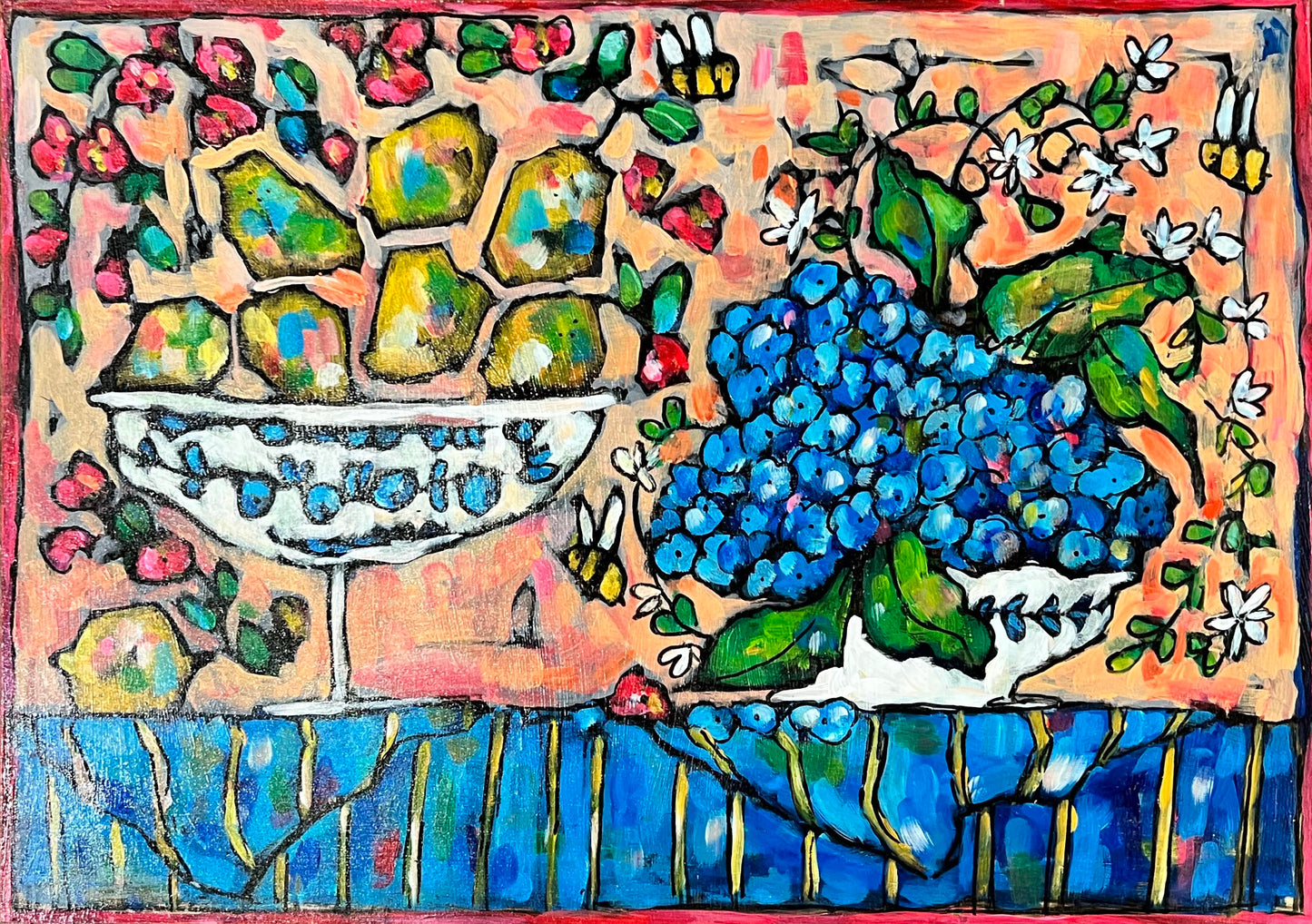 Lemons and Hydrangeas