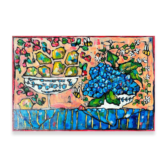 Lemons and Hydrangeas