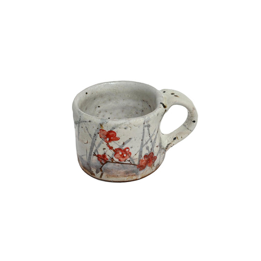 Red Floral Mug
