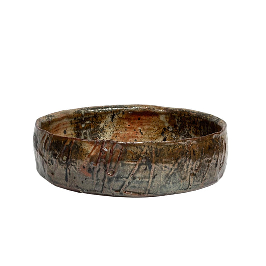 Rust Bowl with Low Edges