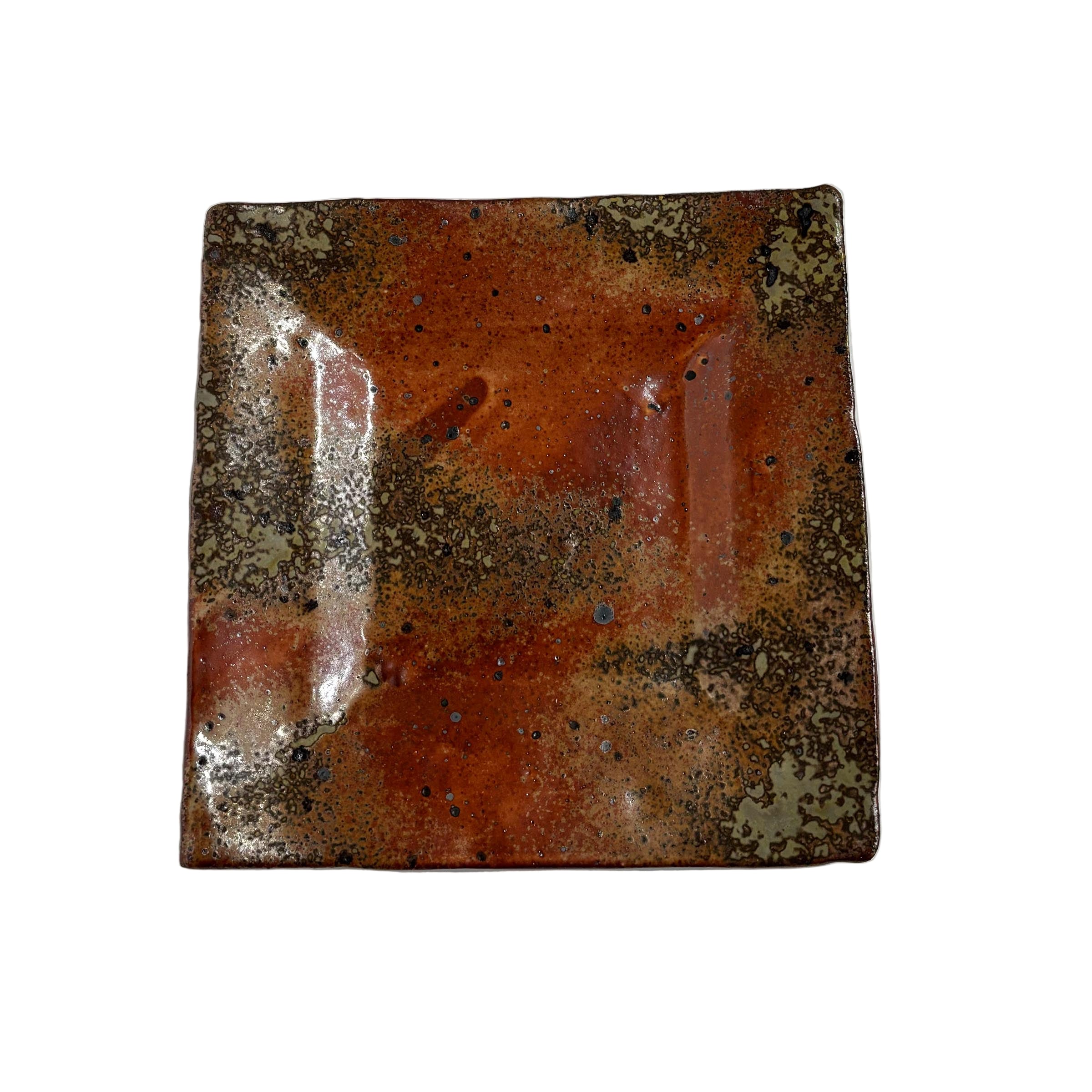 Square Rust Plate – Caron Gallery