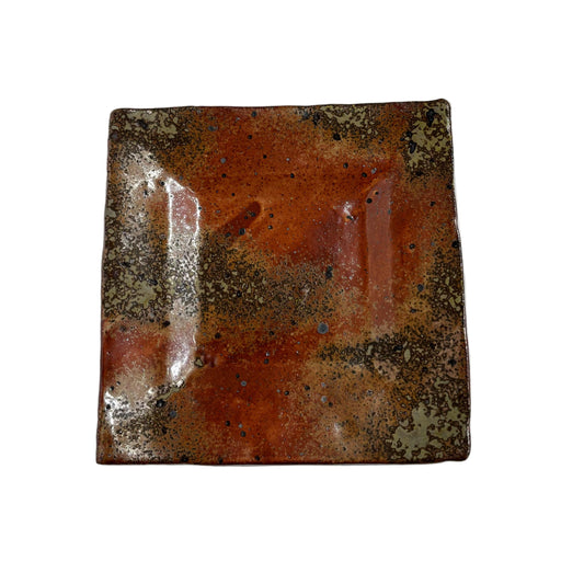 Square Rust Plate
