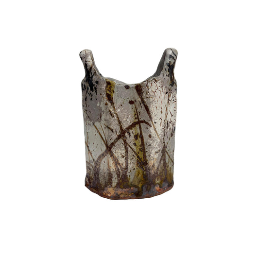 Vase with Brown Markings