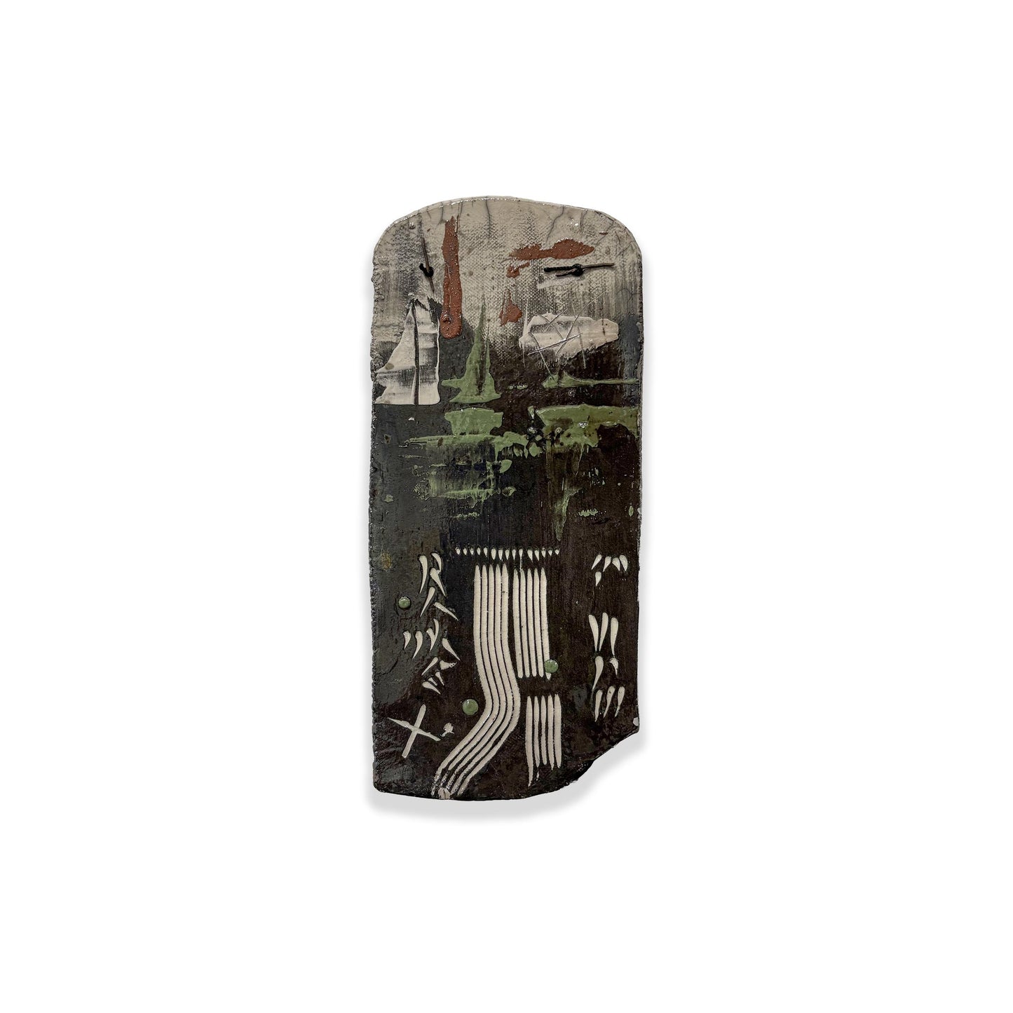 Housing Market - Raku Wall Hanging