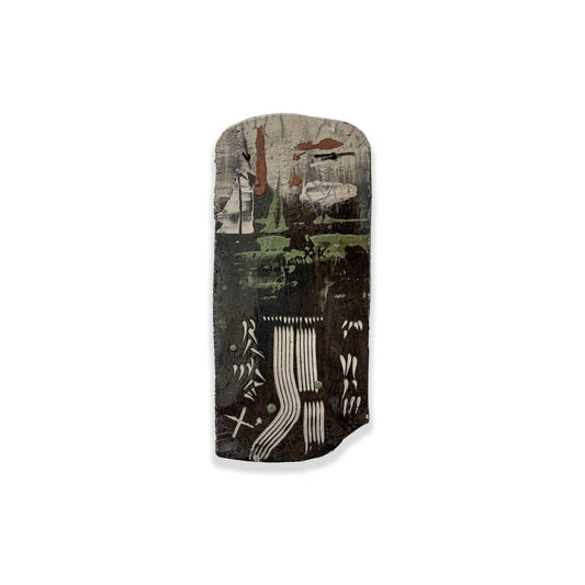 Housing Market - Raku Wall Hanging