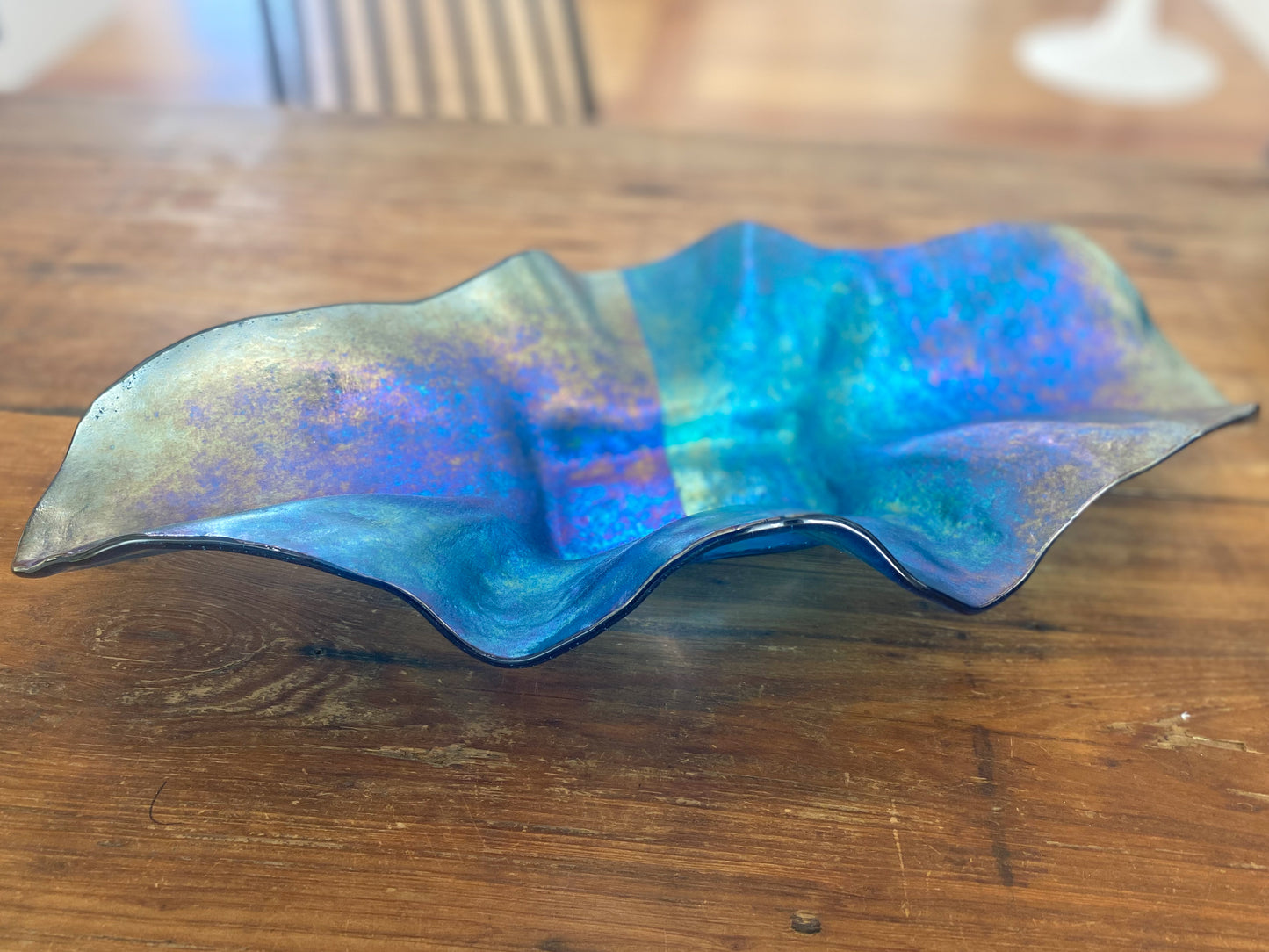 Aquamarine Sculptural Tray